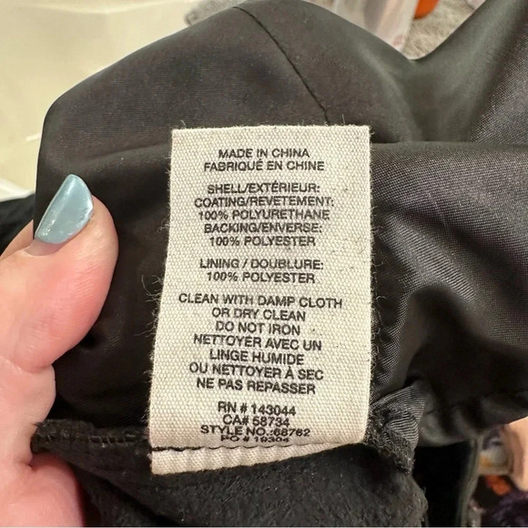 Avec Les Filles Anthropologie Lettie Straight Ankle Faux Leather Vegan Pants 6 - Picture 8 of 8